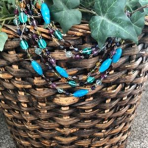 Seven strand necklace